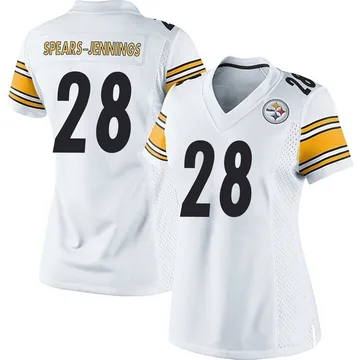 Women's Robert Spears-Jennings Pittsburgh Steelers Game White Jersey