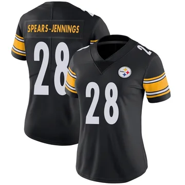 Women's Robert Spears-Jennings Pittsburgh Steelers Limited Black Team Color Vapor Untouchable Jersey