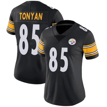 Women's Robert Tonyan Pittsburgh Steelers Limited Black Team Color Vapor Untouchable Jersey