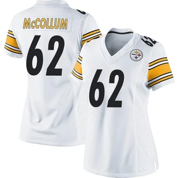 Women's Ryan McCollum Pittsburgh Steelers Game White Jersey
