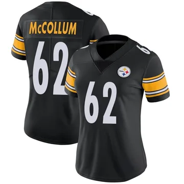 Women's Ryan McCollum Pittsburgh Steelers Limited Black Team Color Vapor Untouchable Jersey