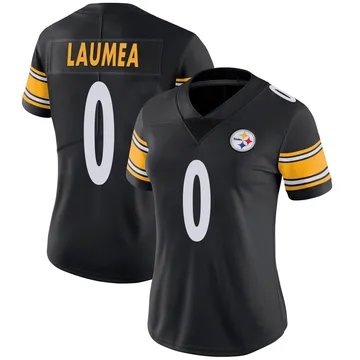 Women's Sataoa Laumea Pittsburgh Steelers Limited Black Team Color Vapor Untouchable Jersey