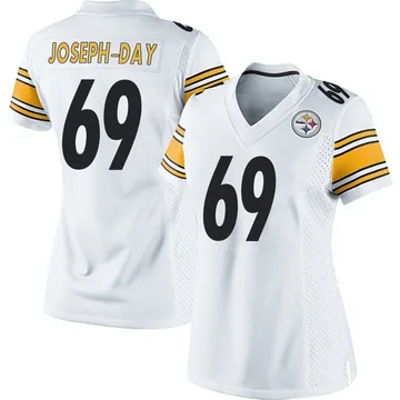Women's Sebastian Joseph-Day Pittsburgh Steelers Game White Jersey