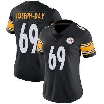 Women's Sebastian Joseph-Day Pittsburgh Steelers Limited Black Team Color Vapor Untouchable Jersey