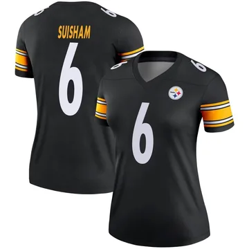 Women's Shaun Suisham Pittsburgh Steelers Legend Black Jersey