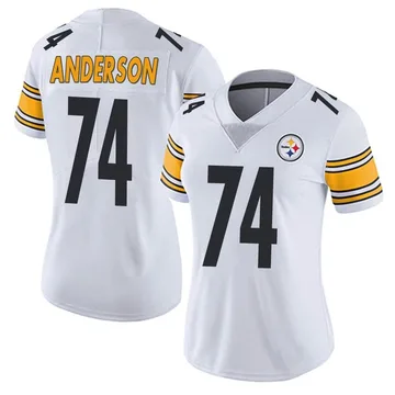 Women's Spencer Anderson Pittsburgh Steelers Limited White Vapor Untouchable Jersey