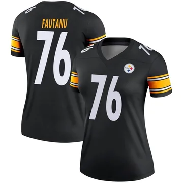 Women's Troy Fautanu Pittsburgh Steelers Legend Black Jersey