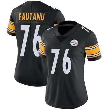 Women's Troy Fautanu Pittsburgh Steelers Limited Black Team Color Vapor Untouchable Jersey