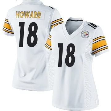 Women's Will Howard Pittsburgh Steelers Game White Jersey