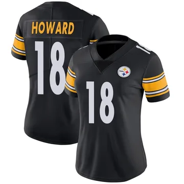 Women's Will Howard Pittsburgh Steelers Limited Black Team Color Vapor Untouchable Jersey
