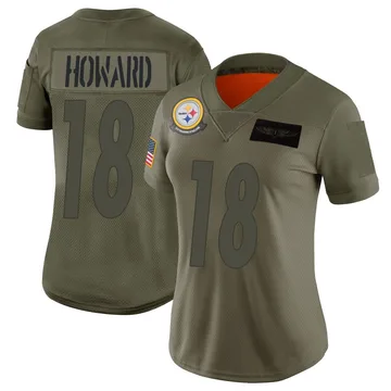 Women's Will Howard Pittsburgh Steelers Limited Camo 2019 Salute to Service Jersey