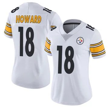 Women's Will Howard Pittsburgh Steelers Limited White Vapor Untouchable Jersey