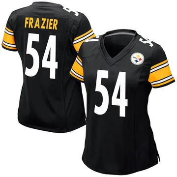 Women's Zach Frazier Pittsburgh Steelers Game Black Team Color Jersey