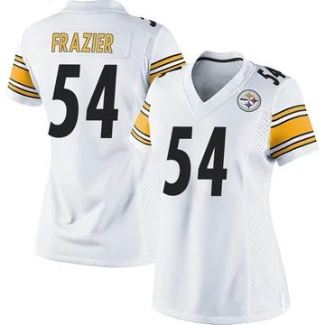 Women's Zach Frazier Pittsburgh Steelers Game White Jersey