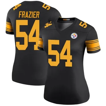 Women's Zach Frazier Pittsburgh Steelers Legend Black Color Rush Jersey
