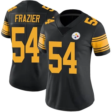 Women's Zach Frazier Pittsburgh Steelers Limited Black Color Rush Jersey