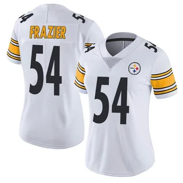 Women's Zach Frazier Pittsburgh Steelers Limited White Vapor Untouchable Jersey