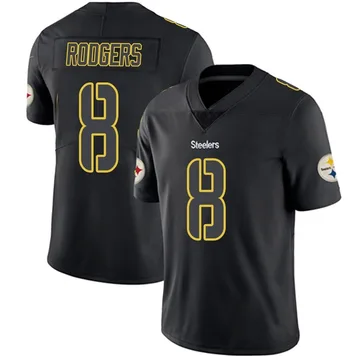 Youth Aaron Rodgers Pittsburgh Steelers Limited Black Impact Jersey