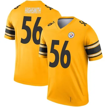 Youth Alex Highsmith Pittsburgh Steelers Legend Gold Inverted Jersey