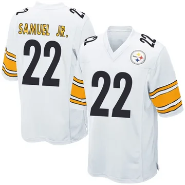 Youth Asante Samuel Jr. Pittsburgh Steelers Game White Jersey
