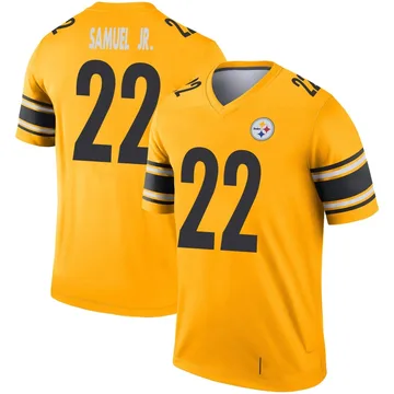 Youth Asante Samuel Jr. Pittsburgh Steelers Legend Gold Inverted Jersey