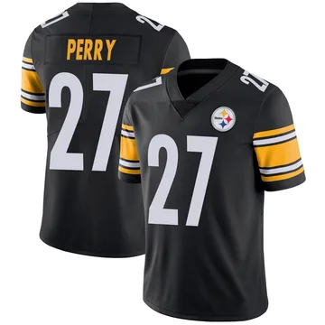 Youth A.T. Perry Pittsburgh Steelers Limited Black Team Color Vapor Untouchable Jersey