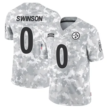 Youth Bradyn Swinson Pittsburgh Steelers Limited Arctic Camo 2024 Salute to Service Jersey
