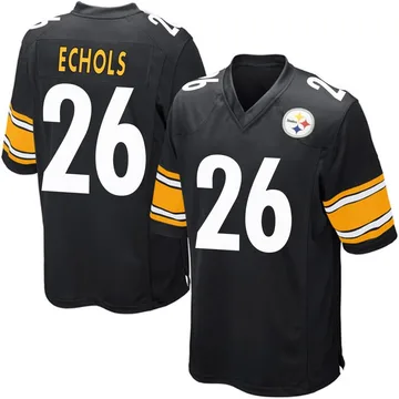 Youth Brandin Echols Pittsburgh Steelers Game Black Team Color Jersey