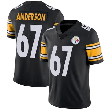 Youth Calvin Anderson Pittsburgh Steelers Limited Black Team Color Vapor Untouchable Jersey