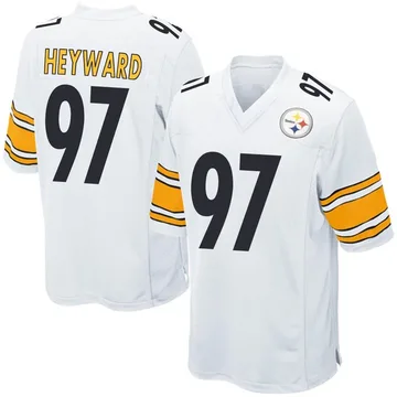 Youth Cameron Heyward Pittsburgh Steelers Game White Jersey