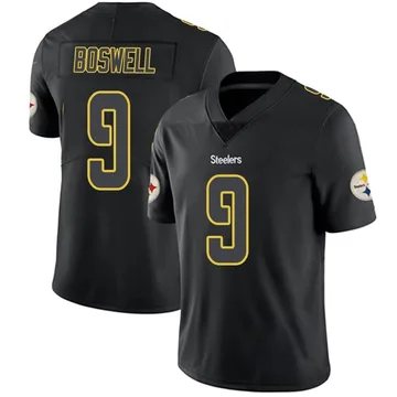Youth Chris Boswell Pittsburgh Steelers Limited Black Impact Jersey