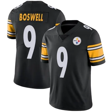 Youth Chris Boswell Pittsburgh Steelers Limited Black Team Color Vapor Untouchable Jersey