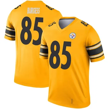 Youth Cole Burgess Pittsburgh Steelers Legend Gold Inverted Jersey