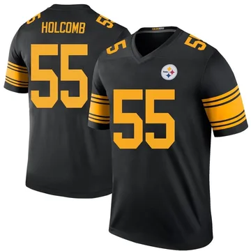 Youth Cole Holcomb Pittsburgh Steelers Legend Black Color Rush Jersey