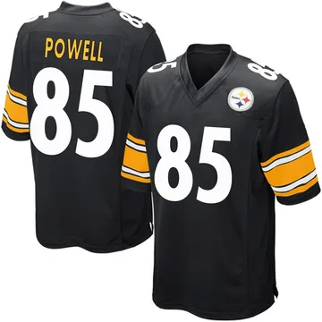 Youth Cornell Powell Pittsburgh Steelers Game Black Team Color Jersey