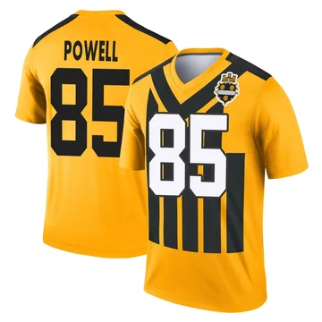 Youth Cornell Powell Pittsburgh Steelers Legend Gold Alternate 1933 Throwback Performance Jersey