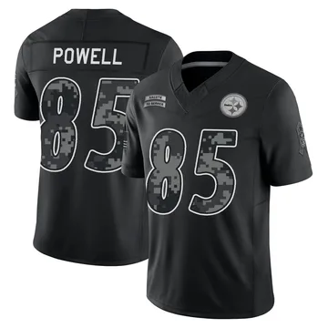 Youth Cornell Powell Pittsburgh Steelers Limited Black 2026 Salute to Service Stitched Jersey