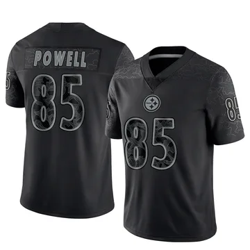 Youth Cornell Powell Pittsburgh Steelers Limited Black Reflective Jersey