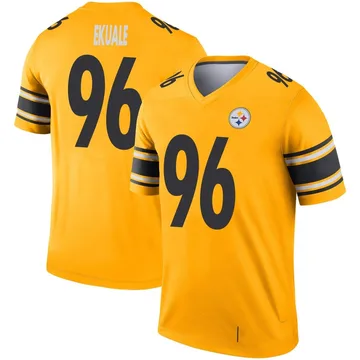 Youth Daniel Ekuale Pittsburgh Steelers Legend Gold Inverted Jersey