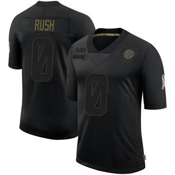 Youth Darius Rush Pittsburgh Steelers Limited Black 2020 Salute To Service Jersey