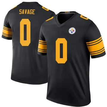 Youth Darnell Savage Pittsburgh Steelers Legend Black Color Rush Jersey