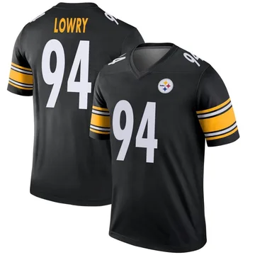 Youth Dean Lowry Pittsburgh Steelers Legend Black Jersey
