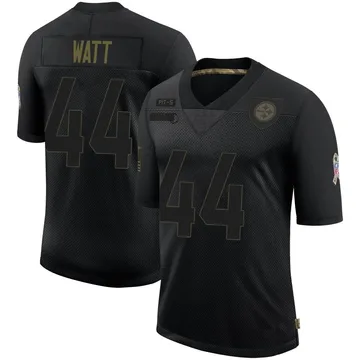 Youth Derek Watt Pittsburgh Steelers Limited Black 2020 Salute To Service Jersey