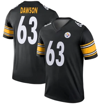Youth Dermontti Dawson Pittsburgh Steelers Legend Black Jersey
