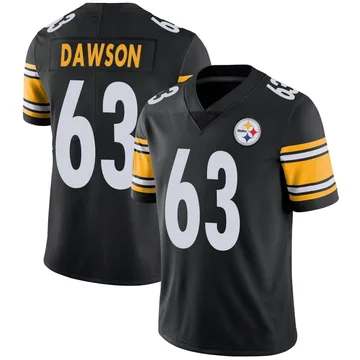 Youth Dermontti Dawson Pittsburgh Steelers Limited Black Team Color Vapor Untouchable Jersey