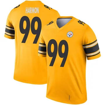 Youth Derrick Harmon Pittsburgh Steelers Legend Gold Inverted Jersey