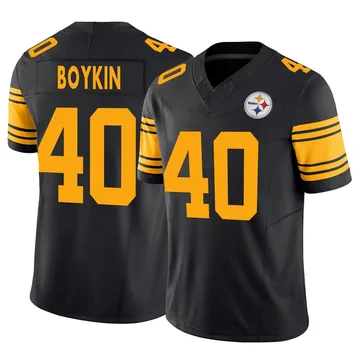 Youth Devan Boykin Pittsburgh Steelers Limited Black 2nd Alternate Vapor F.U.S.E. Jersey