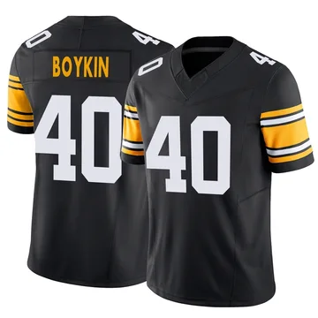 Youth Devan Boykin Pittsburgh Steelers Limited Black Alternate Vapor F.U.S.E. Jersey