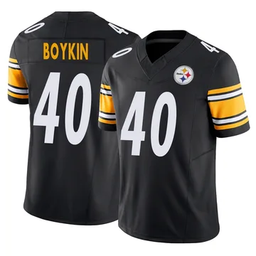 Youth Devan Boykin Pittsburgh Steelers Limited Black Vapor F.U.S.E. Jersey