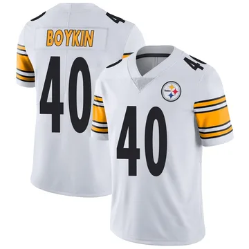 Youth Devan Boykin Pittsburgh Steelers Limited White Vapor Untouchable Jersey